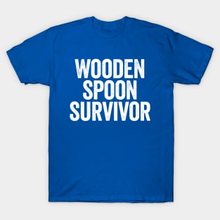 Wooden Spoon Survivor Blue T-Shirt